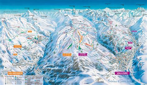 valmeinier ski map.